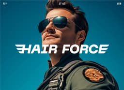 Придумал название и стиль вымышленного барбершопа image preview